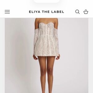 Eliya The Label White Mini Dress